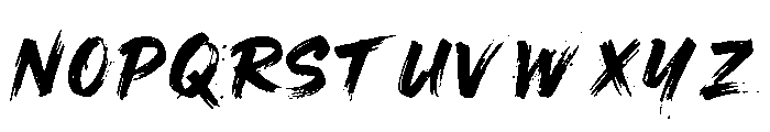 StringsTrunger-Regular Font LOWERCASE