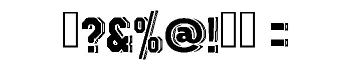 Strip Baseball Regular Font OTHER CHARS