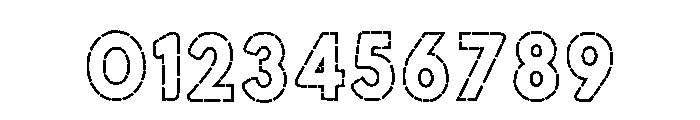 Strip Lines Regular Font OTHER CHARS