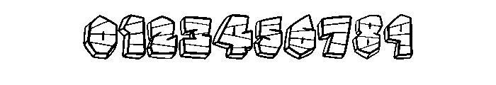 Stripe Block By Squeeb  Regular Font OTHER CHARS
