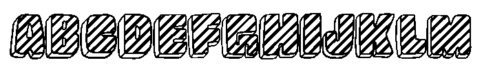 Stripy Cartoon Block By Regular FONT