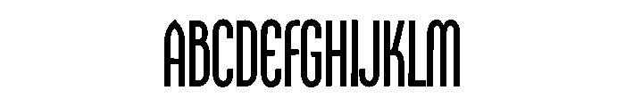 Strivon Font UPPERCASE