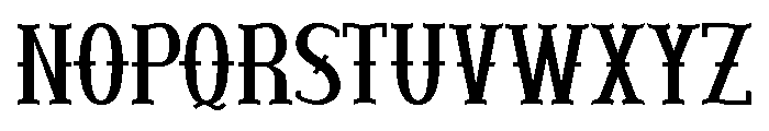 Stroce Font LOWERCASE