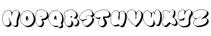 Strokid - Shadow Font UPPERCASE