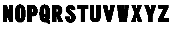 Strong Bold Regular Font UPPERCASE