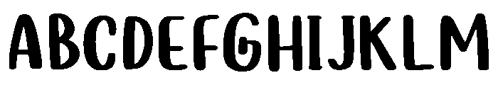 Strong Bridge Regular Font UPPERCASE