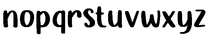 Strong Bridge Regular Font LOWERCASE