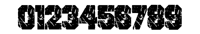 Strong Grunge Regular Font OTHER CHARS