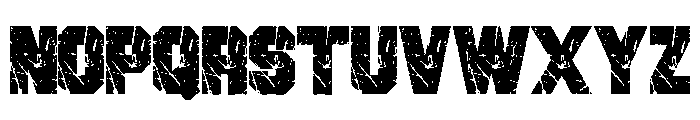 Strong Grunge Regular Font LOWERCASE