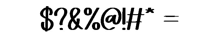 Strong Mother Regular Font OTHER CHARS