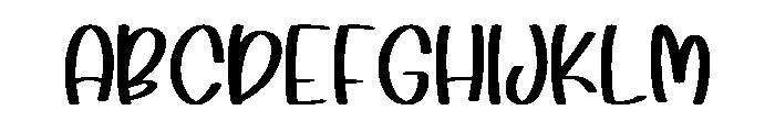 Strong Mother Regular Font UPPERCASE
