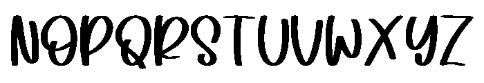 Strong Mother Regular Font UPPERCASE