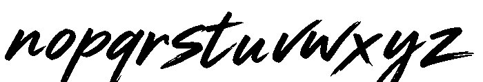 Strong Spirit Font LOWERCASE