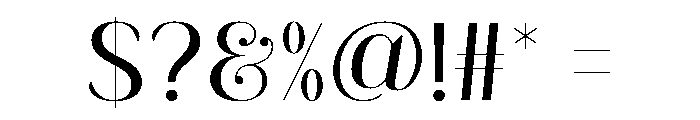 Strubs Castle Regular Font OTHER CHARS
