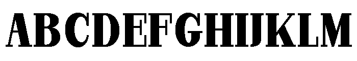 StructRock Black Semi Condensed Font UPPERCASE