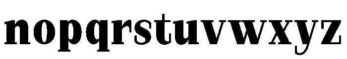 StructRock Black Semi Condensed Font LOWERCASE