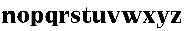 StructRock Black Font LOWERCASE
