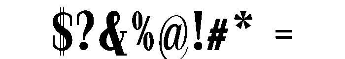 StructRock Bold Condensed Font OTHER CHARS