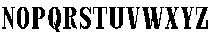 StructRock Bold Condensed Font UPPERCASE