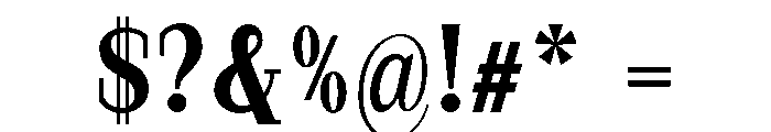 StructRock Bold Semi Condensed Font OTHER CHARS