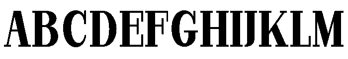 StructRock Bold Semi Condensed Font UPPERCASE