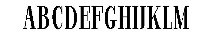 StructRock Condensed Font UPPERCASE