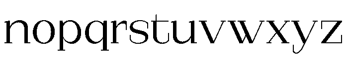 StructRock Expanded Font LOWERCASE