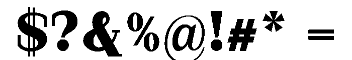 StructRock ExtBlk SemExp Font OTHER CHARS
