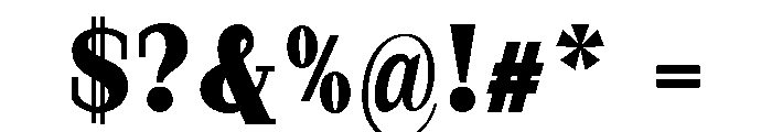 StructRock ExtBlk SemiCond Font OTHER CHARS