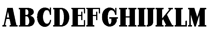 StructRock ExtBlk SemiCond Font UPPERCASE