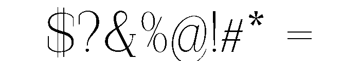 StructRock ExtLt SemExp Font OTHER CHARS