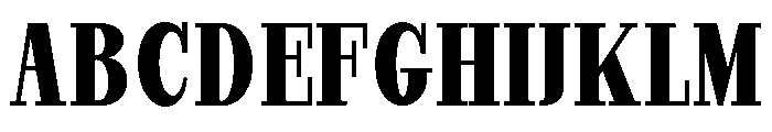 StructRock Extra Bold Condensed Font UPPERCASE