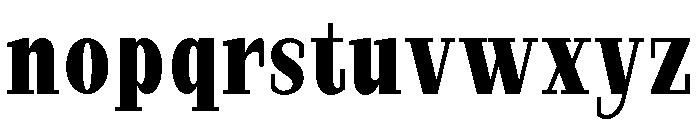 StructRock Extra Bold Condensed Font LOWERCASE