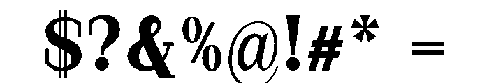 StructRock Extra Bold Font OTHER CHARS