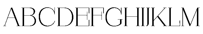 StructRock Extra Light Expanded Font UPPERCASE