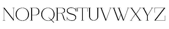 StructRock Extra Light Expanded Font UPPERCASE