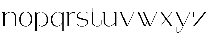 StructRock Extra Light Expanded Font LOWERCASE