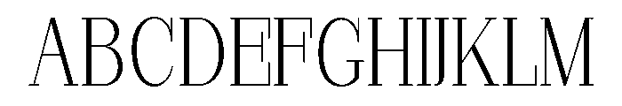 StructRock Extra Light Font UPPERCASE