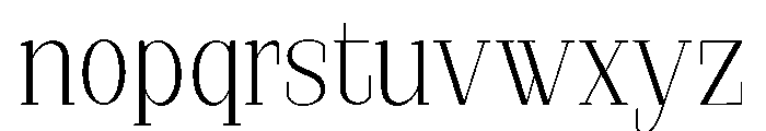 StructRock Extra Light Font LOWERCASE
