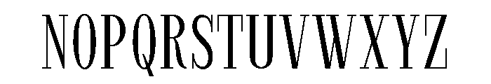 StructRock Light Condensed Font UPPERCASE