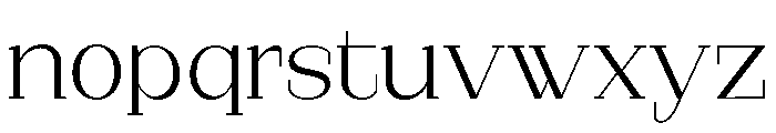 StructRock Light Expanded Font LOWERCASE