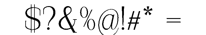 StructRock Light Semi Expanded Font OTHER CHARS