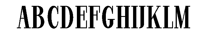 StructRock Medium Condensed Font UPPERCASE