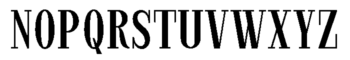 StructRock Medium Condensed Font UPPERCASE