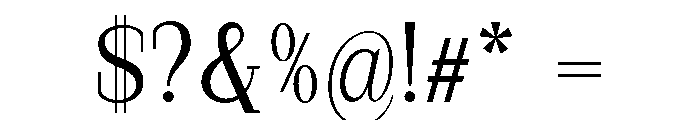 StructRock Regular Font OTHER CHARS