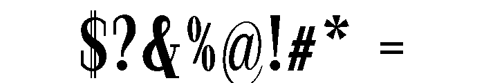 StructRock Semi Bold Condensed Font OTHER CHARS