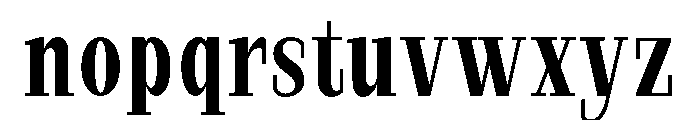 StructRock Semi Bold Condensed Font LOWERCASE