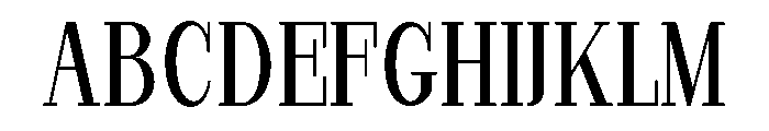 StructRock Semi Condensed Font UPPERCASE