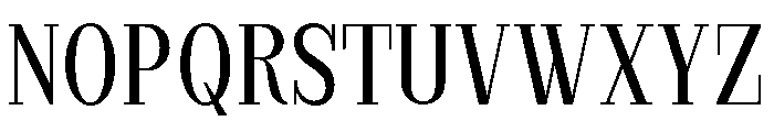 StructRock Semi Condensed Font UPPERCASE