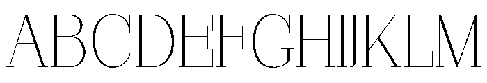 StructRock Thin Semi Expanded Font UPPERCASE